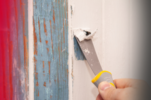 How to remove glue from walls