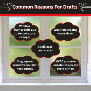 common reasons for drafts