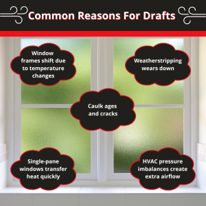 common reasons for drafts