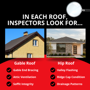 what inspectors look for in each roof