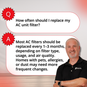 how often should homeowners replace air filter